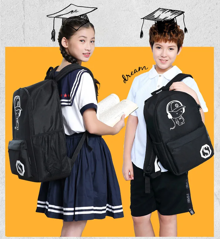 New Aniti-Theft School Backpack Bookbag Anime Cartoon Kids Backpack Casual Daypack for Boys Girls Teenagers School Bags
New Aniti-Theft School Backpack Bookbag Anime Cartoon Kids Backpack Casual Daypack for Boys Girls Teenagers School Bags