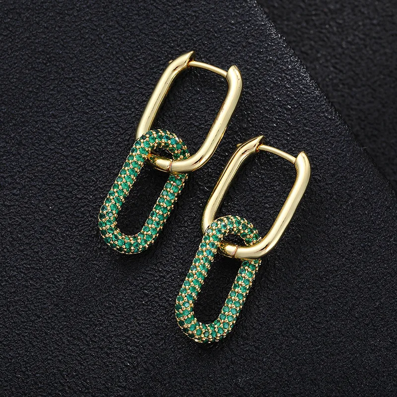 Dangle Earring Jewelry Women Fashion Design Inlaid with High-Grade Zircons High Quality Manufacturing Process Fashion Earrings
Dangle Earring Jewelry Women Fashion Design Inlaid with High-Grade Zircons High Quality Manufacturing Process Fashion Earrings