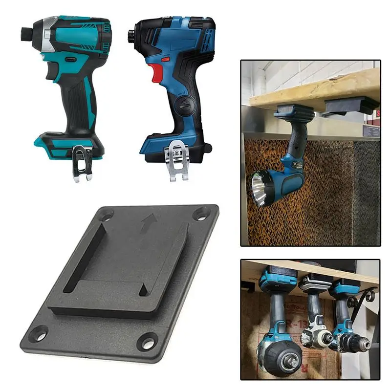 Tool Holder Dock Mount Wall-Mounted Storage Mount-Bracket For Makita 18V/LXT 14.4V/18V Lithium Battery Black Home DIY New
Tool Holder Dock Mount Wall-Mounted Storage Mount-Bracket For Makita 18V/LXT 14.4V/18V Lithium Battery Black Home DIY New