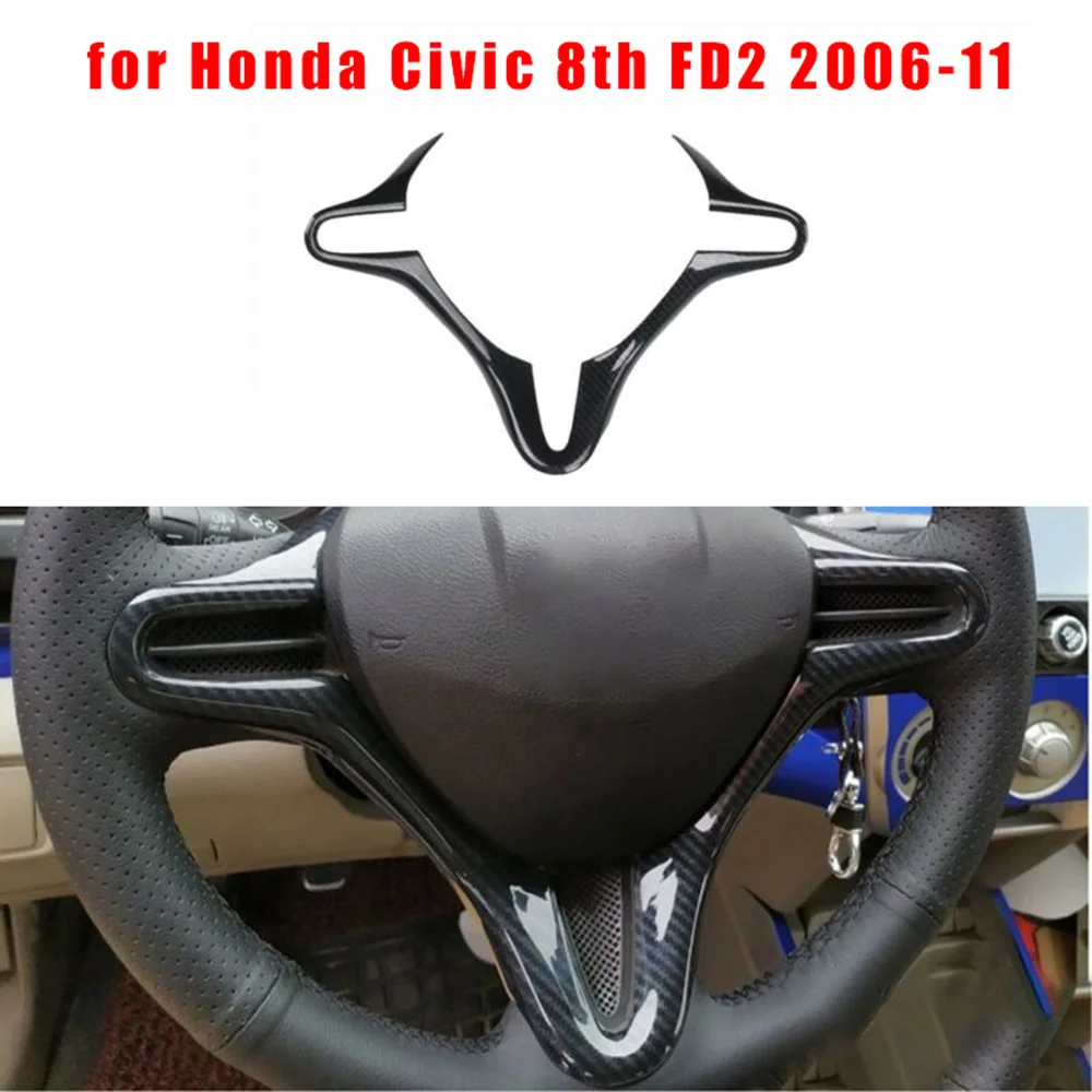 Trim Steering Wheel Cover ABS Black For Honda Civic Type-R FD2 8th 2006-2011 Practical
Trim Steering Wheel Cover ABS Black For Honda Civic Type-R FD2 8th 2006-2011 Practical