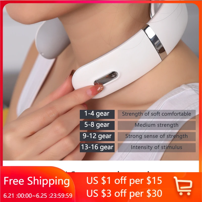 Massager Low Frequency Magnetic Therapy массажер для шеи Pulse Pain Relief Electric Neck Massager Shoulder BodyTool Health Care
Massager Low Frequency Magnetic Therapy массажер для шеи Pulse Pain Relief Electric Neck Massager Shoulder BodyTool Health Care