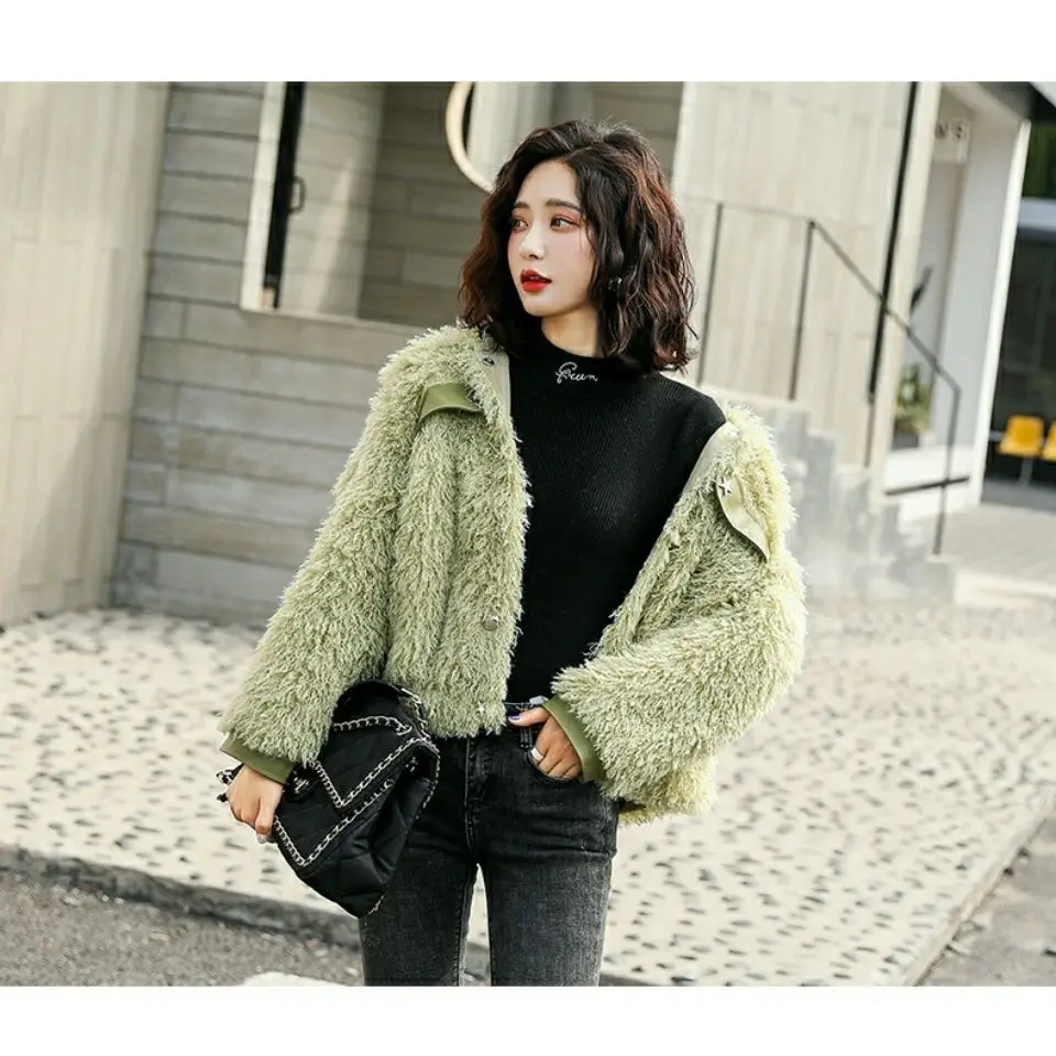 Women 2020 Thick Double-faced Fur Wool Coat Female Korean Style Sheep Shearing Outcoat Ladies Slim Elegant Genuine Fur Coat Y101
Women 2020 Thick Double-faced Fur Wool Coat Female Korean Style Sheep Shearing Outcoat Ladies Slim Elegant Genuine Fur Coat Y101
