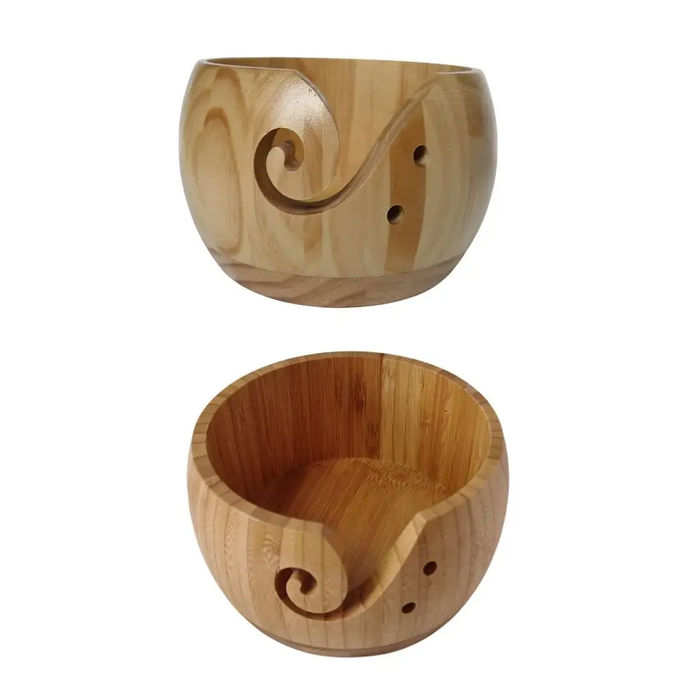 Wooden Textile Yarn Bowl - Handmade Knitting Crochet Storage Bowls With Holes Craft Crochet Kit Organizer Knitting Yarn Bowl Fo
Wooden Textile Yarn Bowl - Handmade Knitting Crochet Storage Bowls With Holes Craft Crochet Kit Organizer Knitting Yarn Bowl Fo