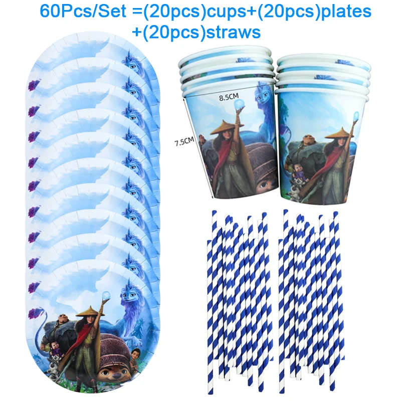 Raya and The Last Dragon Theme Kids Birthday Party Decorations Disposable Tableware Paper Cup Plate Straws Baby Shower Supplies
Raya and The Last Dragon Theme Kids Birthday Party Decorations Disposable Tableware Paper Cup Plate Straws Baby Shower Supplies