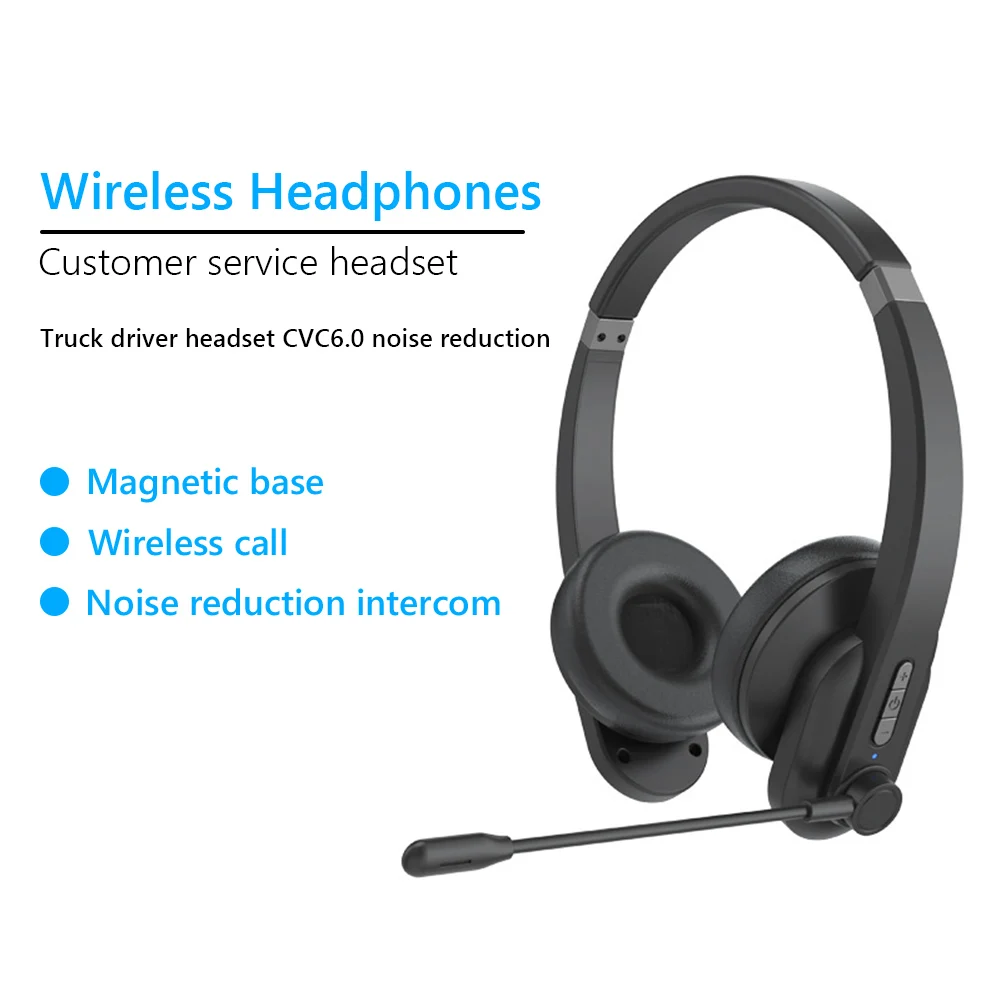 HiFi Stereo Wireless Headset for PC Laptop Call Noise Canceling Customer Service Bluetooth-Compatible Headphones With Microphone
HiFi Stereo Wireless Headset for PC Laptop Call Noise Canceling Customer Service Bluetooth-Compatible Headphones With Microphone