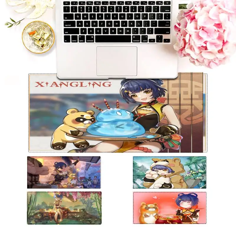 Sale GenshinImpactXiangling Gaming Mouse Pad Gamer Keyboard Maus Pad Desk Mouse Mat Game Accessories For Overwatch
Sale GenshinImpactXiangling Gaming Mouse Pad Gamer Keyboard Maus Pad Desk Mouse Mat Game Accessories For Overwatch