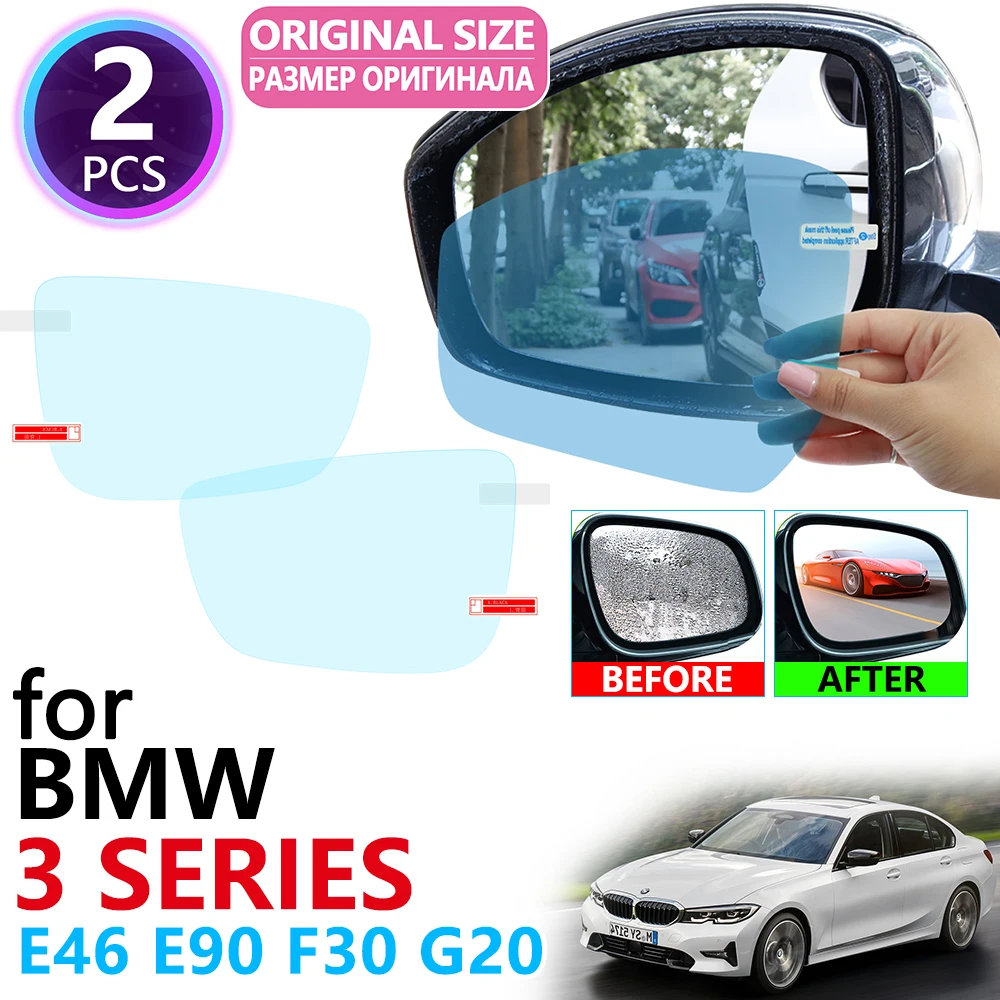 Фото Для BMW 3 серии 1998 ~ 2020 E46 E90 F30 G20 318i 320i 325i 328i 330i полное покрытие зеркало заднего вида
