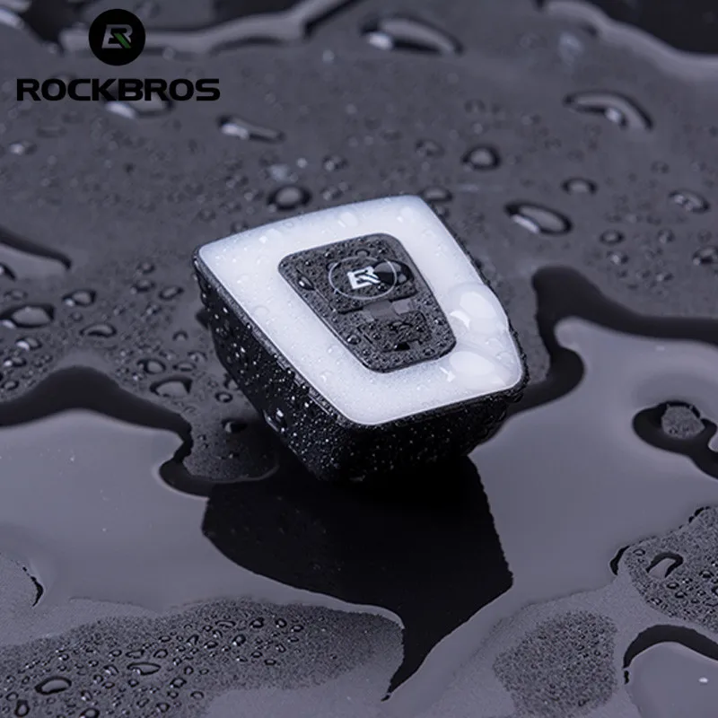 ROCKBROS Mni велосипед светильник Водонепроницаемый USB Перезаряжаемые шлем хвост