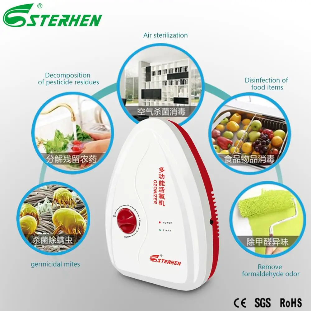 STERHEN 220V Ozone Vegetable Sterilizer Air purifier Purification Fruit Vegetables water food Preparation 
STERHEN 220V Ozone Vegetable Sterilizer Air purifier Purification Fruit Vegetables water food Preparation