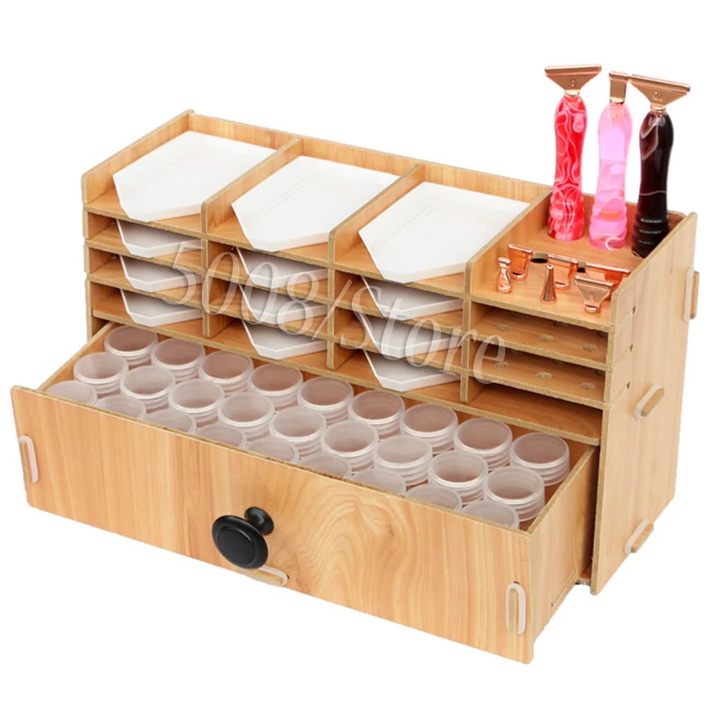 New Wooden Drawer Organizer Box Diamond Painting Tray DIY Craft Storage Accessoires Tools Kit Bead Container Organizer Racks
New Wooden Drawer Organizer Box Diamond Painting Tray DIY Craft Storage Accessoires Tools Kit Bead Container Organizer Racks