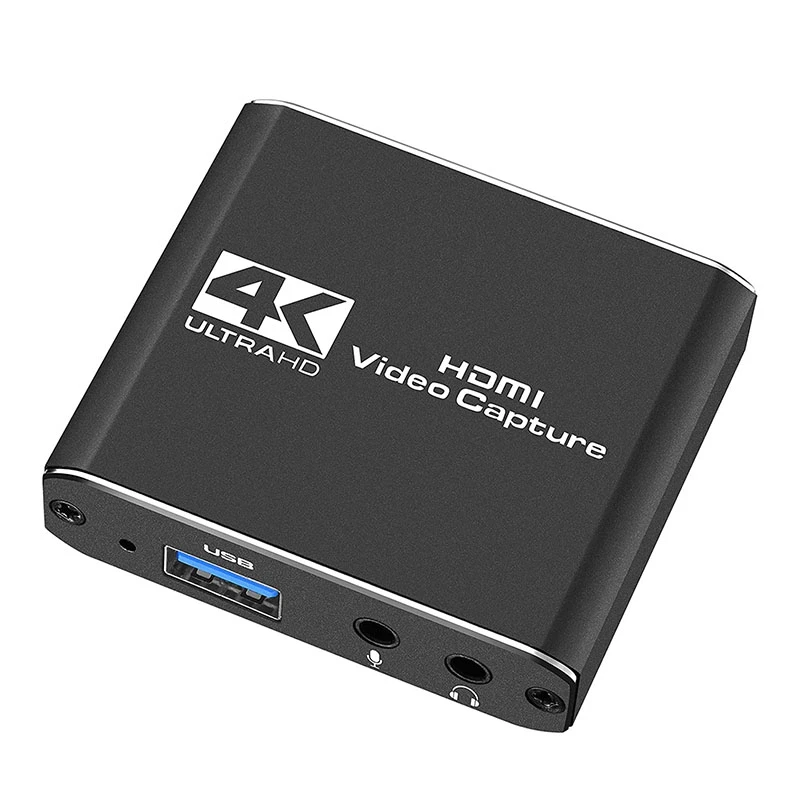 Карта захвата аудио-и видеосъемки с микрофоном 4K HDMI Loop-Out, видеозаписывающее устройство 1080P 60Fps для Switch/PS5/ One/PC/Video
Карта захвата аудио-и видеосъемки с микрофоном 4K HDMI Loop-Out, видеозаписывающее устройство 1080P 60Fps для Switch/PS5/ One/PC/Video