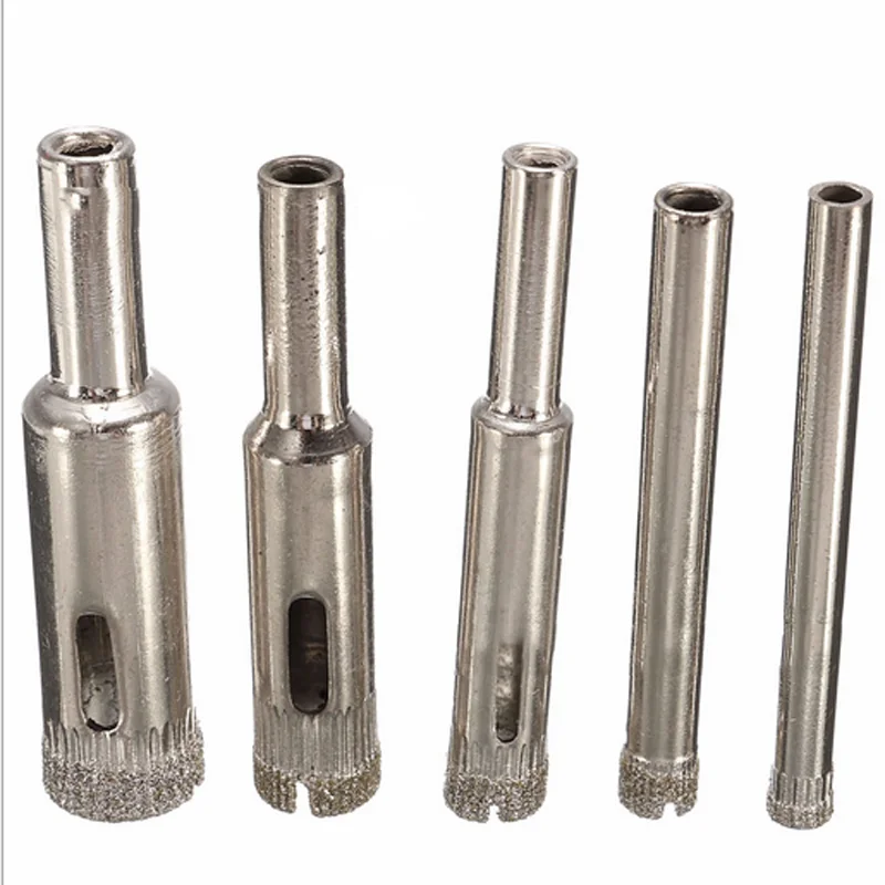 Tools Drill Bits Accessories 5mm-12mm Diamond Hole Saw Marble Tile Ceramic Glass Assembly 5pcs Practical Drill Chuck Hand Tool
Tools Drill Bits Accessories 5mm-12mm Diamond Hole Saw Marble Tile Ceramic Glass Assembly 5pcs Practical Drill Chuck Hand Tool