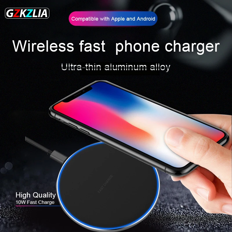 Z31 Wireless Charger For iPhone 12 11 Pro Xs Max Mini X Xr 8 Aluminum Alloy Fast Wireless Charging Pad For Samsung Xiaomi 10W
Z31 Wireless Charger For iPhone 12 11 Pro Xs Max Mini X Xr 8 Aluminum Alloy Fast Wireless Charging Pad For Samsung Xiaomi 10W