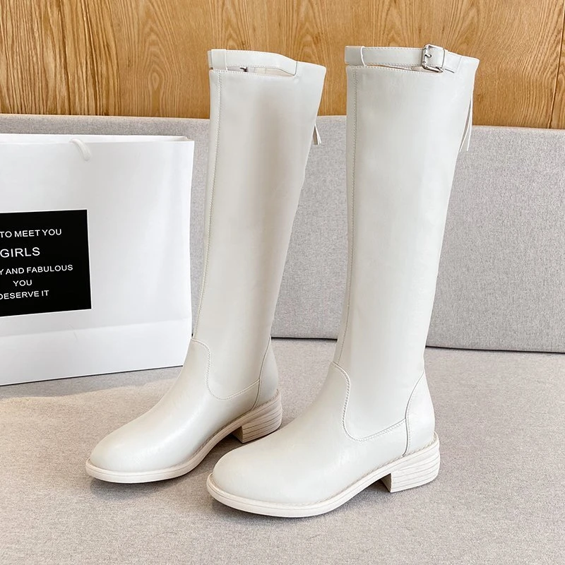 Women's Knee-high Boots Soft Leather Zipper Women's Shoes Winter Boots Thick-soled Shoes Women's Fashion Warm Boots Casual Boots 
Women's Knee-high Boots Soft Leather Zipper Women's Shoes Winter Boots Thick-soled Shoes Women's Fashion Warm Boots Casual Boots