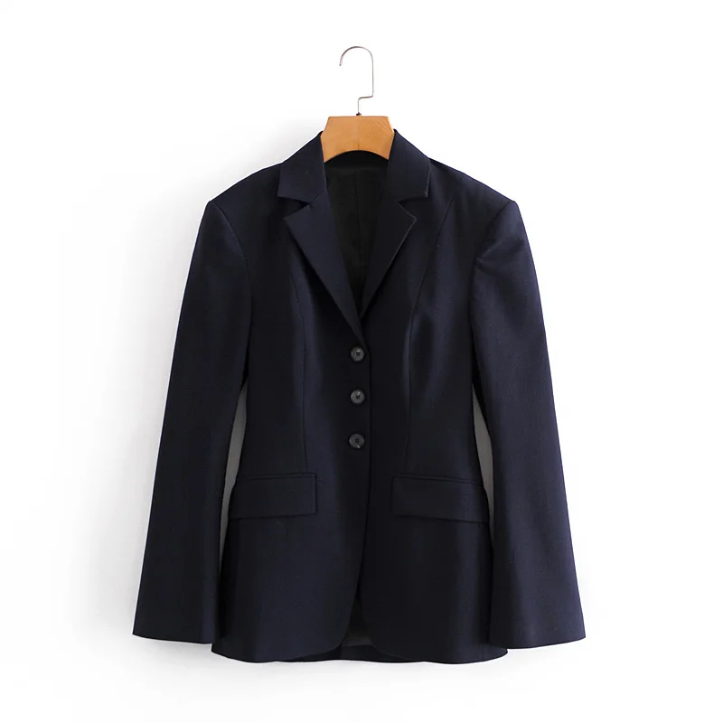 JUNWU Autumn Women's Black Suit Collar Three-Button Single-Breasted Pocket Long-Sleeved Blazer High Street Commuter Style
JUNWU Autumn Women's Black Suit Collar Three-Button Single-Breasted Pocket Long-Sleeved Blazer High Street Commuter Style