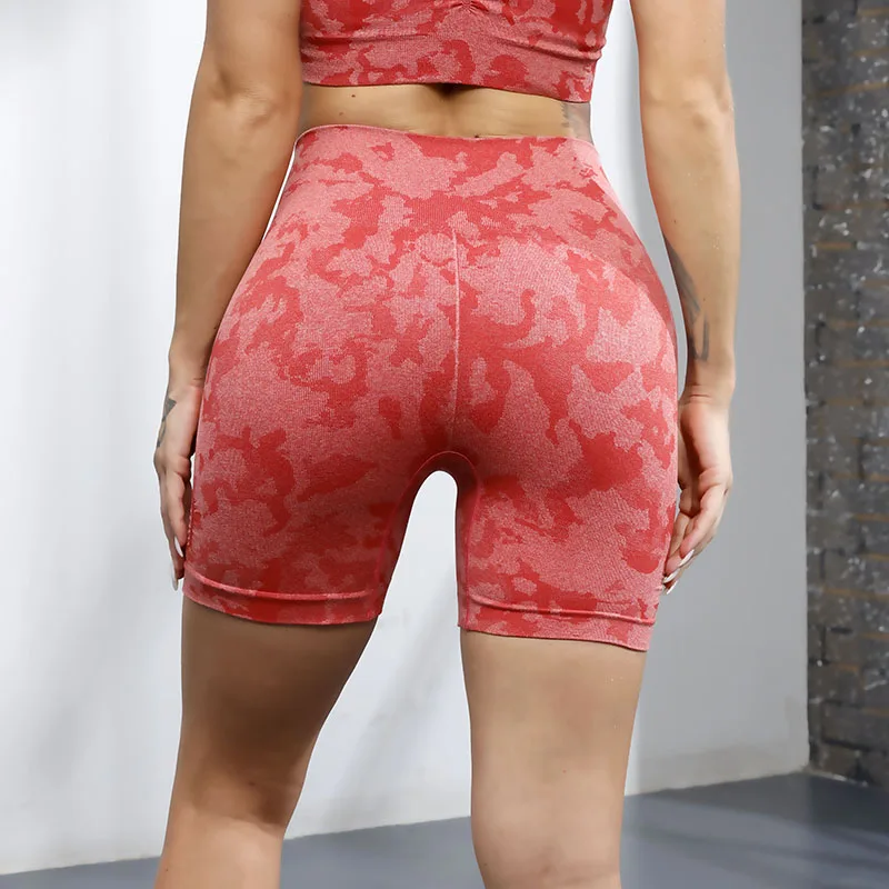 Women's High Waist Seamless Tight-Fitting Yoga Sports Shorts Camouflage Hip-Lifting Belly Fitness Workout Shorts
Women's High Waist Seamless Tight-Fitting Yoga Sports Shorts Camouflage Hip-Lifting Belly Fitness Workout Shorts