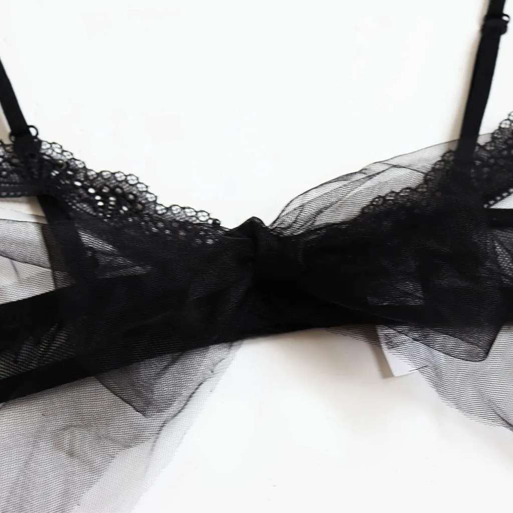 Women Plus Size Sexy Hollow Bowknot Wireless Bra Brief Lingerie See-through Lace Erotic Hollow Out Underwear Temptation 3-5xl
Women Plus Size Sexy Hollow Bowknot Wireless Bra Brief Lingerie See-through Lace Erotic Hollow Out Underwear Temptation 3-5xl
