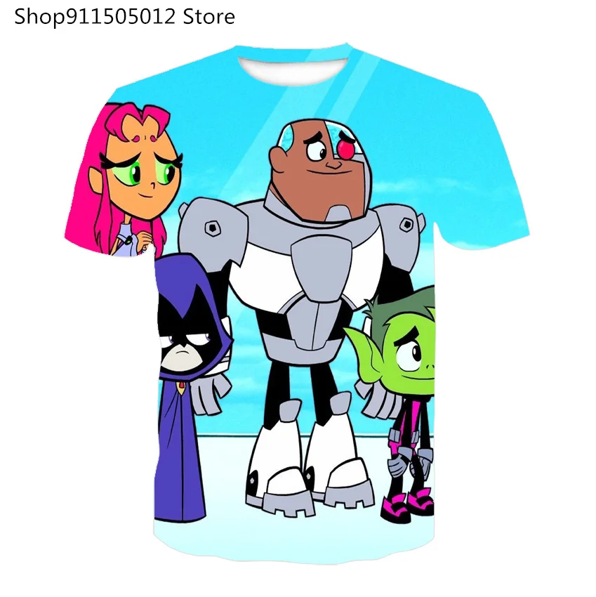 Summer Boys 3D Printed Teen Titans GO Cartoon Tshirt Teen Clothing Toddler Boys Tops T Shirt Kids Baby Clothes 
Summer Boys 3D Printed Teen Titans GO Cartoon Tshirt Teen Clothing Toddler Boys Tops T Shirt Kids Baby Clothes