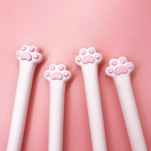 Cute Kawaii Cat Paw Soft Slicone Gel Pen Rollerball Pen School Office Supply Student Stationery 0.5mm Black Ink
Cute Kawaii Cat Paw Soft Slicone Gel Pen Rollerball Pen School Office Supply Student Stationery 0.5mm Black Ink