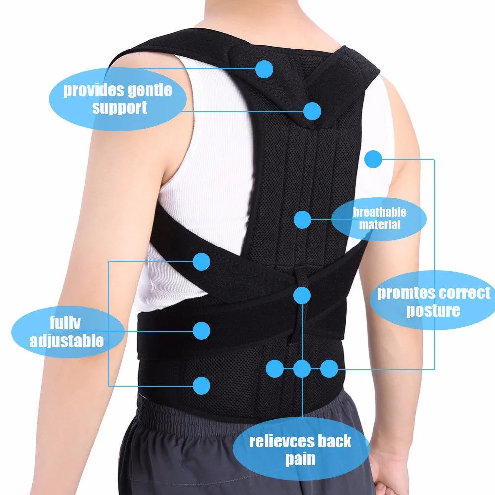 XXXL Posture Corrector Back Support Belt Orthopedic Posture Corset Back Brace Support Back Straightener Adjustable Shoulder Wrap
XXXL Posture Corrector Back Support Belt Orthopedic Posture Corset Back Brace Support Back Straightener Adjustable Shoulder Wrap