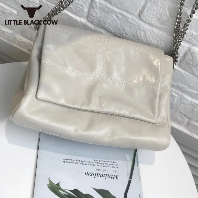 OL Style Ladies Genuine Leather Chains Bag High Capacity Elegant Shoulder Crossbody Messenger Bags Women Schoudertas Dames
OL Style Ladies Genuine Leather Chains Bag High Capacity Elegant Shoulder Crossbody Messenger Bags Women Schoudertas Dames