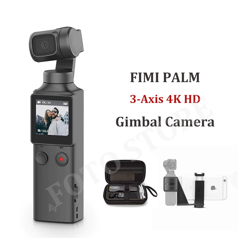 FIMI Pocket Camera 3 осевой Ручной Стабилизатор для экшн камеры 4K HD портативный шарнирный