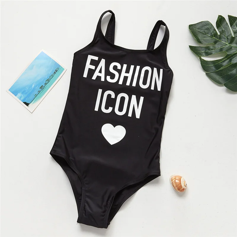 Summer Kids Girls Sleeveless Sling Swimsuit Casual Letter Pattern Printing Swimming Wear Swim Bodysuit Beachwear
Summer Kids Girls Sleeveless Sling Swimsuit Casual Letter Pattern Printing Swimming Wear Swim Bodysuit Beachwear