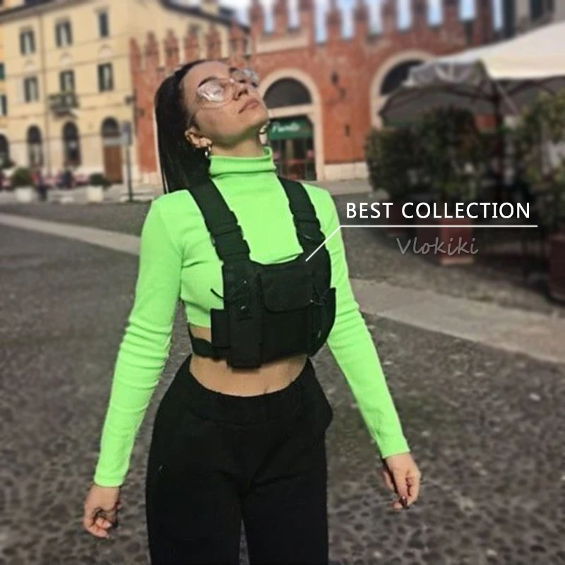 Bullet Hip Hop Streetwear Vest Chest Fashion Bag For Women Functional Waistcoat Tactical Bags For Men Black Chest Rig Bags 233
Bullet Hip Hop Streetwear Vest Chest Fashion Bag For Women Functional Waistcoat Tactical Bags For Men Black Chest Rig Bags 233