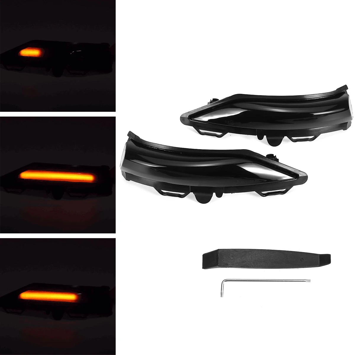 2pcs Yellow LED Dynamic Side Mirror Blinker Sequential Turn Signal Light For Ford Fiesta MK8 2019 UP
2pcs Yellow LED Dynamic Side Mirror Blinker Sequential Turn Signal Light For Ford Fiesta MK8 2019 UP