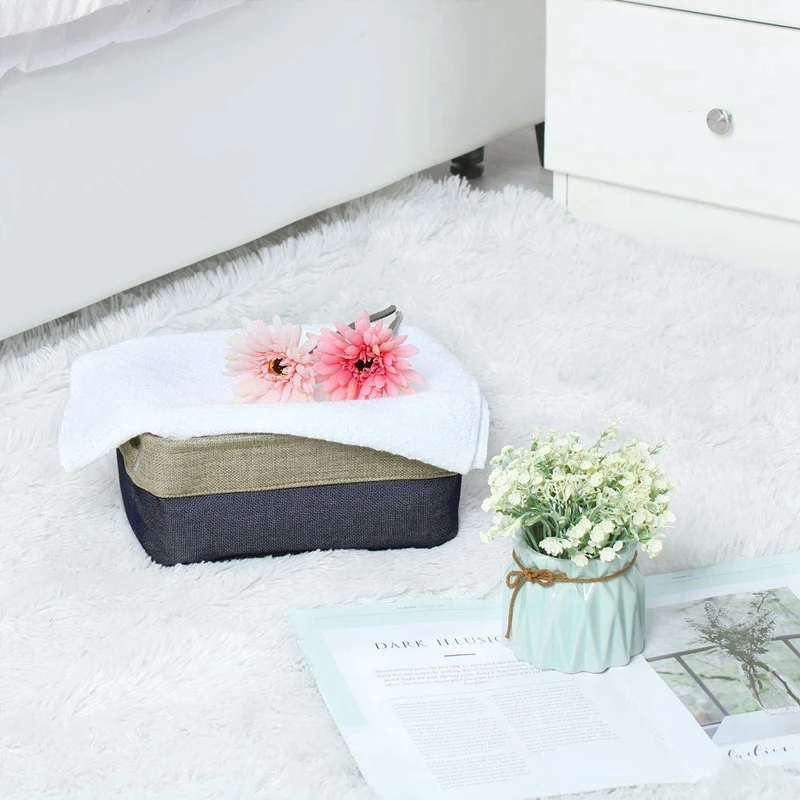 Storage Bins,Collapsible Fabric Storage Basket with Dual Handles, Foldable Toy Bins for Clothes Storage,Home Organizer for Bedro
Storage Bins,Collapsible Fabric Storage Basket with Dual Handles, Foldable Toy Bins for Clothes Storage,Home Organizer for Bedro