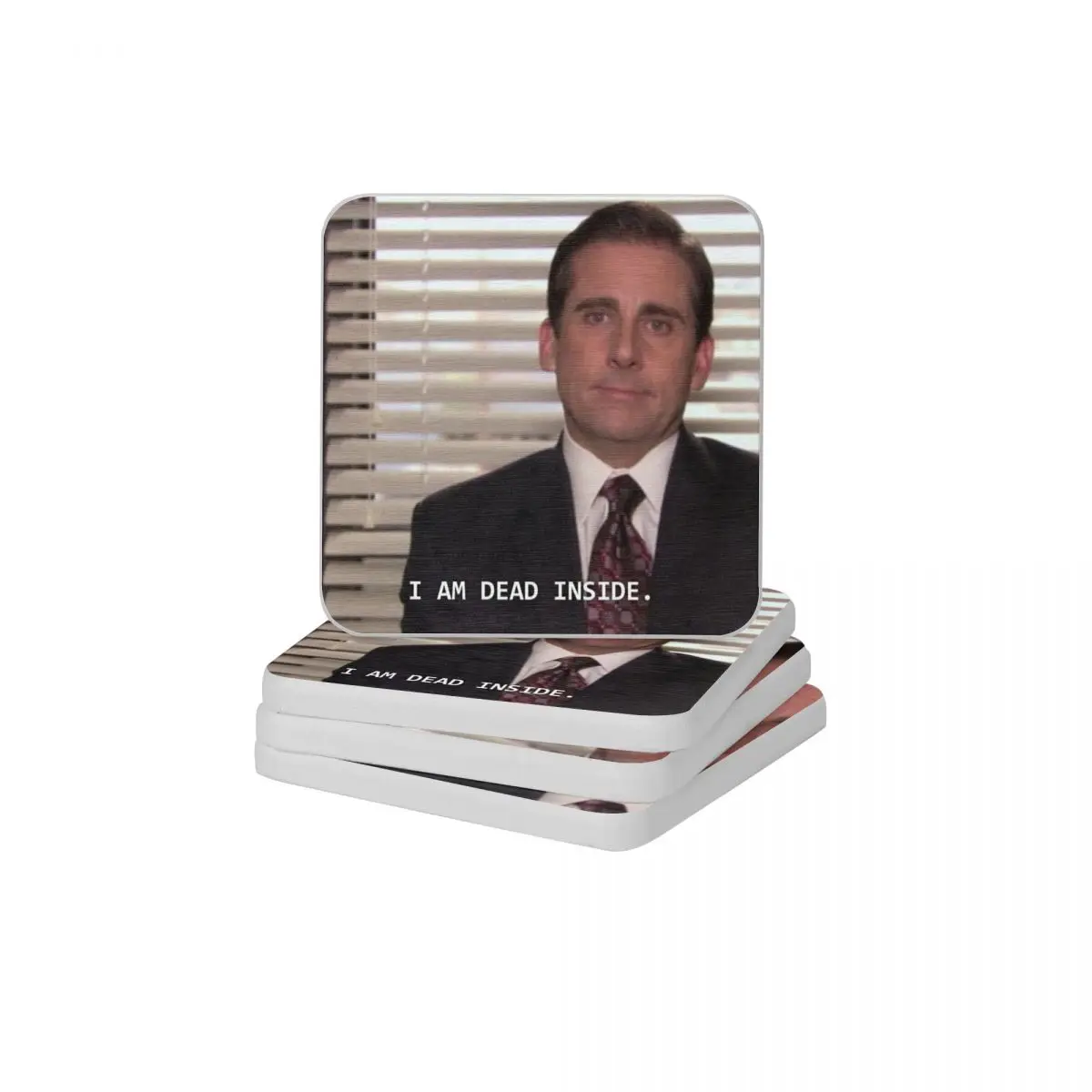 I AM DEAD INSIDE Natural Diatomite Square Round Shape Coaster Quick-drying Cup Bonsai Mat Soap Toothbrush Pad Diameter 10cm
I AM DEAD INSIDE Natural Diatomite Square Round Shape Coaster Quick-drying Cup Bonsai Mat Soap Toothbrush Pad Diameter 10cm