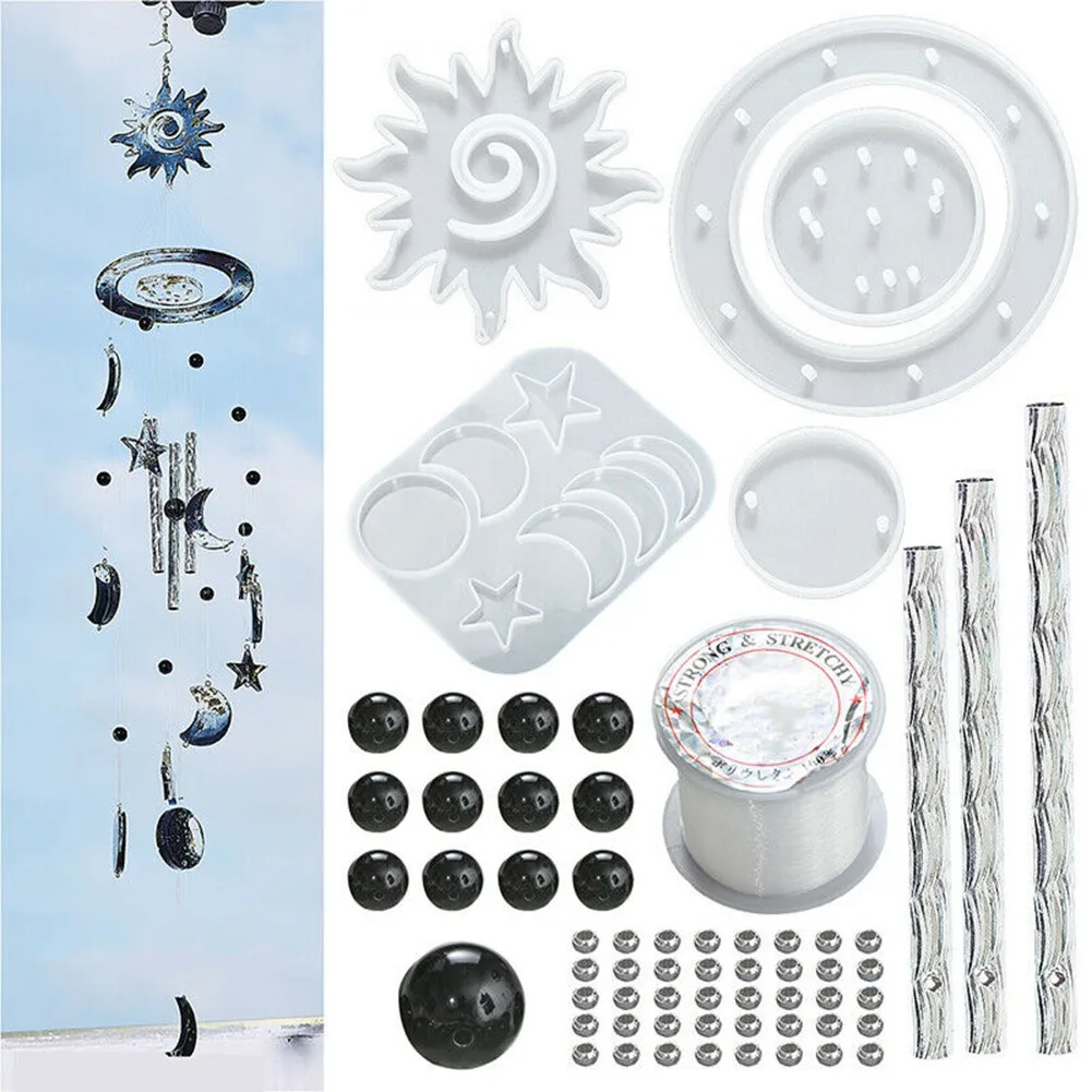 DIY Pendant Epoxy Resin Mold Wind Chime Silicone Mold For Wind Chimes Jewelry Craft Decor Silicone Mold
DIY Pendant Epoxy Resin Mold Wind Chime Silicone Mold For Wind Chimes Jewelry Craft Decor Silicone Mold