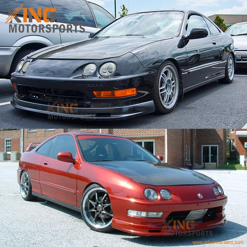 Fit For 98-01 Acura Integra DC2 PU Mugen Front Bumper Lip Spoiler Bodykits
