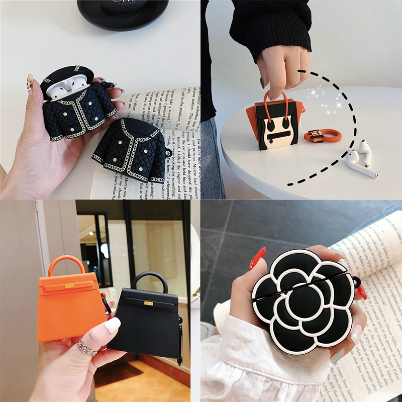 3D Luxurious Brand Handbag Tote Hobo Bag Headphone Cases For Apple Airpods 12 pro Silicone Protection Earphone Cover Accessories
3D Luxurious Brand Handbag Tote Hobo Bag Headphone Cases For Apple Airpods 12 pro Silicone Protection Earphone Cover Accessories