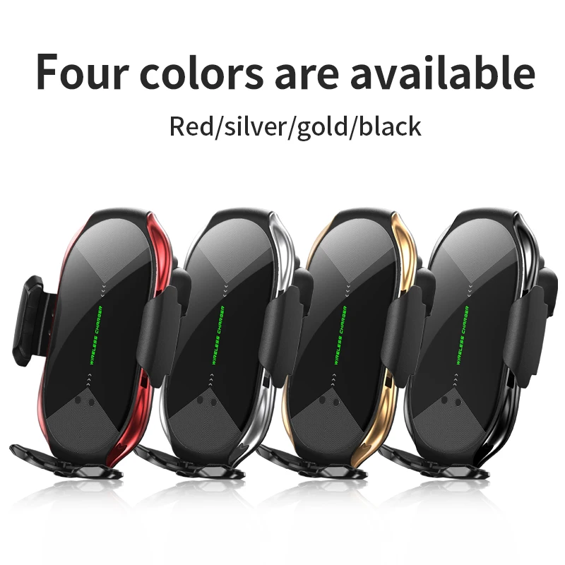 Universal Magnetic Fast Charge Holder for Phones Automatic Clamping Qi Wireless Charger Mount 
Universal Magnetic Fast Charge Holder for Phones Automatic Clamping Qi Wireless Charger Mount