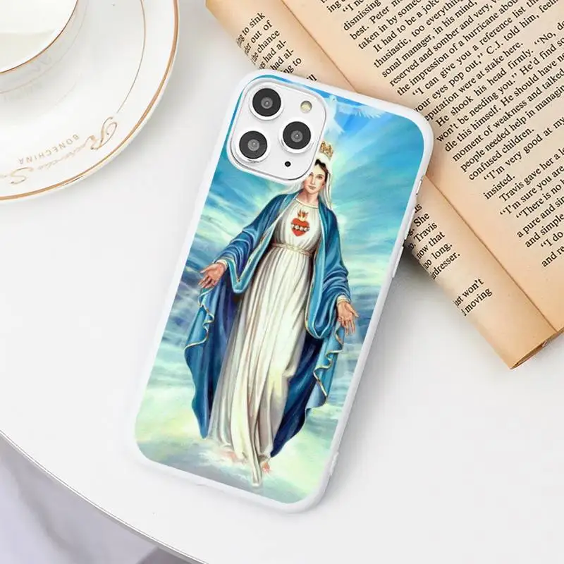 Bless Virgin Mary Phone Case Candy Color White for iPhone 11 pro XS MAX 8 7 6 6S Plus X 5S SE 2020 XR
Bless Virgin Mary Phone Case Candy Color White for iPhone 11 pro XS MAX 8 7 6 6S Plus X 5S SE 2020 XR