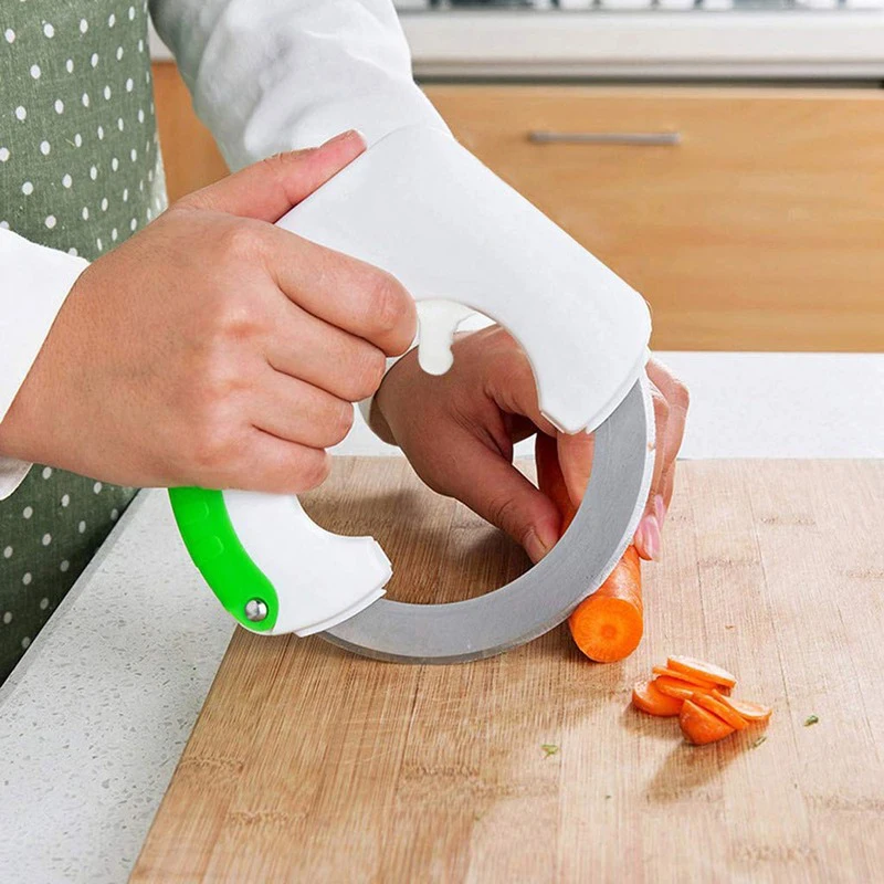 Kitchen Multifunctional Stainless Steel Round Kitchen Knife Ring Wheel Shaped Cutter Fruit Cutter Pizza Cutlery Kitchen Tool
Kitchen Multifunctional Stainless Steel Round Kitchen Knife Ring Wheel Shaped Cutter Fruit Cutter Pizza Cutlery Kitchen Tool