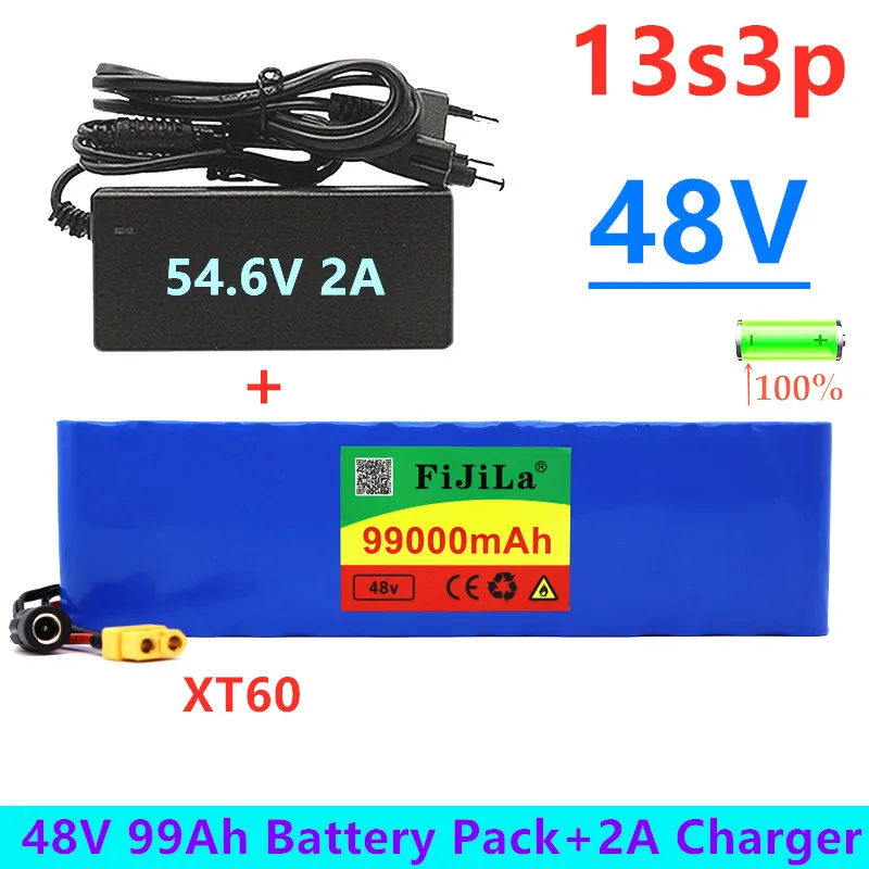 100% Новый оригинальный Батарея 48v 99Ah 1000w 13S3P комплект литий-ионный батарей Батарея пакет 54,6 v E-велосипед электрический велосипед скутер с BMS + З... 
100% Новый оригинальный Батарея 48v 99Ah 1000w 13S3P комплект литий-ионный батарей Батарея пакет 54,6 v E-велосипед электрический велосипед скутер с BMS + З...