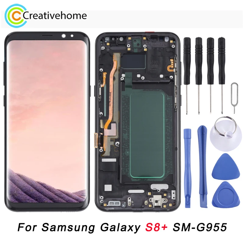ЖК-экран и дигитайзер из органического светодиода в сборе с рамкой для Samsung Galaxy S8 + (Galaxy S8 Plus)
ЖК-экран и дигитайзер из органического светодиода в сборе с рамкой для Samsung Galaxy S8 + (Galaxy S8 Plus)