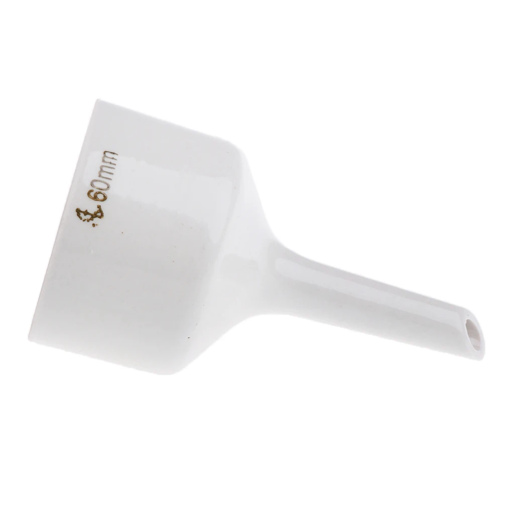 60mm Porcelain Buchner Funnel Lab Filtration Filter Kit Porous Funnel Height: 115mm/ 4.53''
60mm Porcelain Buchner Funnel Lab Filtration Filter Kit Porous Funnel Height: 115mm/ 4.53''