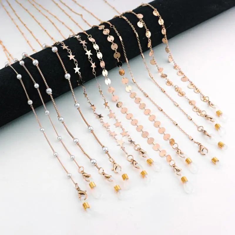 Fashion Sunglasses Chain Simple Metal Glasses Chain For Women Anti-skid Drop-proof Mask Chain Glasses Lanyard Jewelry Wholesale
Fashion Sunglasses Chain Simple Metal Glasses Chain For Women Anti-skid Drop-proof Mask Chain Glasses Lanyard Jewelry Wholesale