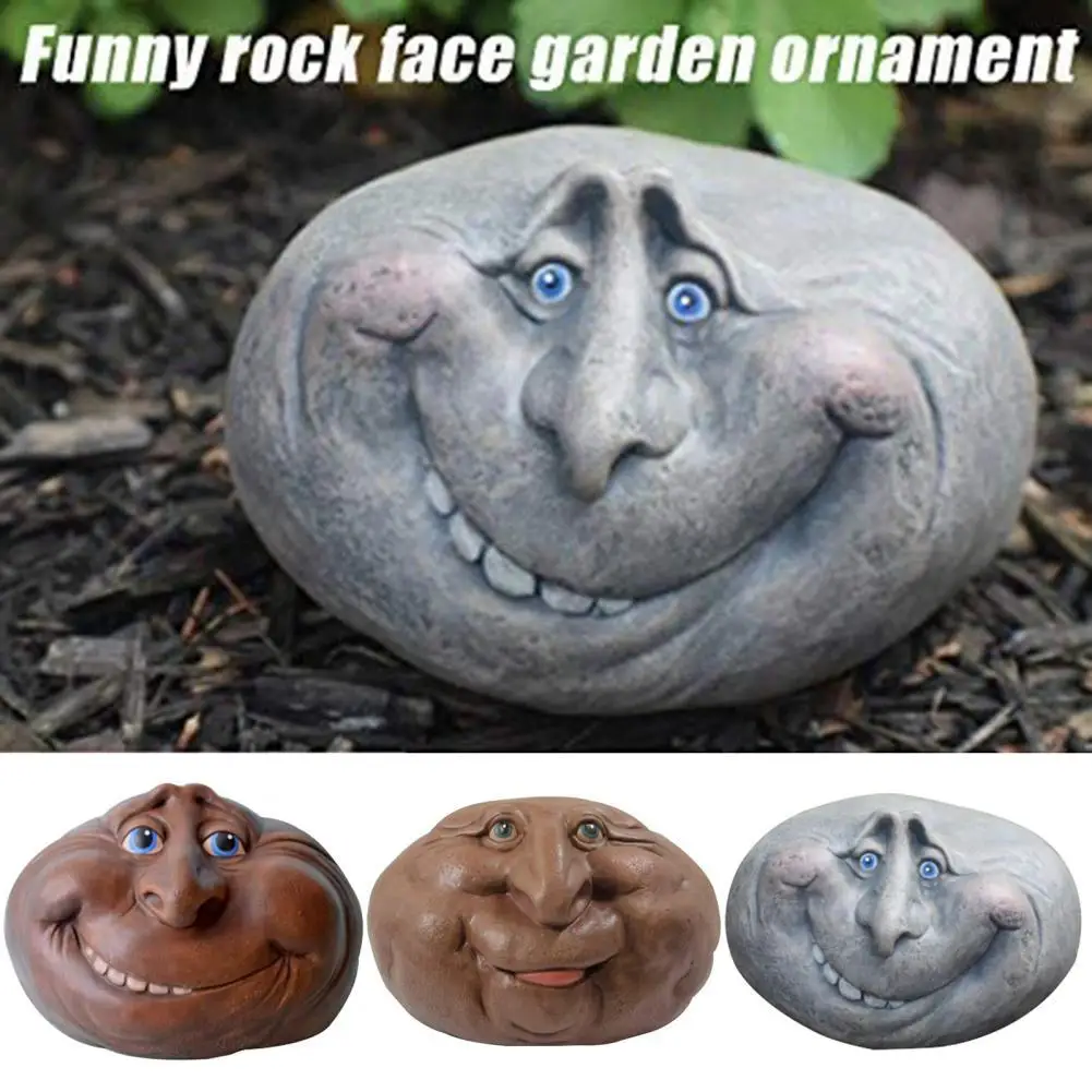 New Style Stone Sculpture Creative Exquisite Resin Funny Garden Yard Rock Statue for Outdoor Garden Farm Supplies Decor 
New Style Stone Sculpture Creative Exquisite Resin Funny Garden Yard Rock Statue for Outdoor Garden Farm Supplies Decor