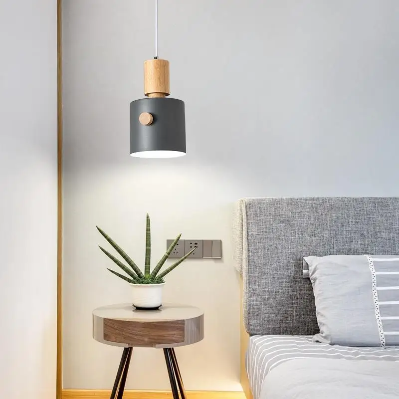 Nordic Pendant Lights Restaurant kitchen Light Fixtures Modern E27 LED Loft Hanglamp Bedroom Bedside Wood Hanging lighting
Nordic Pendant Lights Restaurant kitchen Light Fixtures Modern E27 LED Loft Hanglamp Bedroom Bedside Wood Hanging lighting