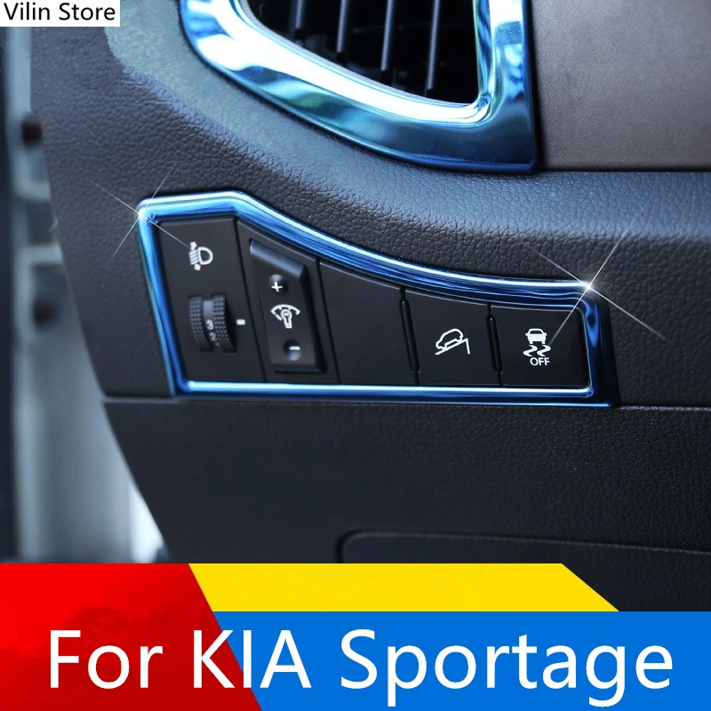 Отделка Рамы фары из нержавеющей стали для салона автомобиля Kia Sportage R 2011 2012 2013 2014 2015
Отделка Рамы фары из нержавеющей стали для салона автомобиля Kia Sportage R 2011 2012 2013 2014 2015