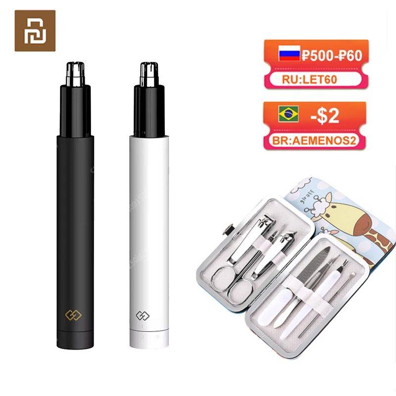 Xiaomi Youpin HN1 Electric Nose hair Trimmers for men Portable Nose and ear trimmer Hair Shaver Clipper Safety Removal Cleaner
Xiaomi Youpin HN1 Electric Nose hair Trimmers for men Portable Nose and ear trimmer Hair Shaver Clipper Safety Removal Cleaner