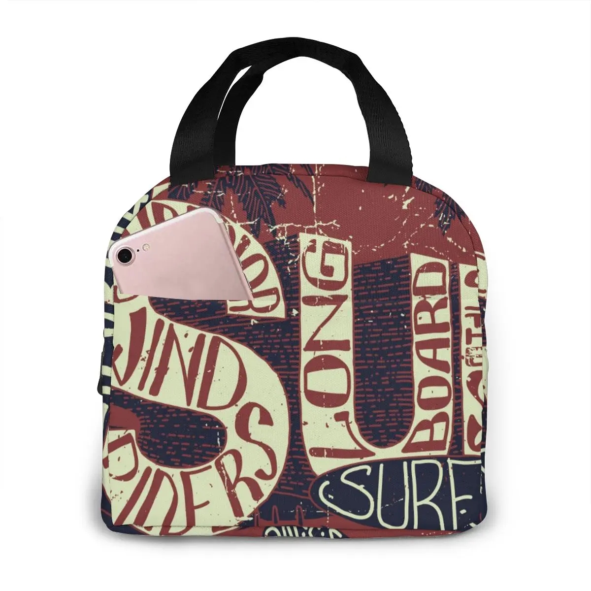 California Surfing Palms Tree Lunch Bag Portable Insulated Thermal Cooler Bento Lunch Box Tote Picnic Storage Bag Pouch
California Surfing Palms Tree Lunch Bag Portable Insulated Thermal Cooler Bento Lunch Box Tote Picnic Storage Bag Pouch