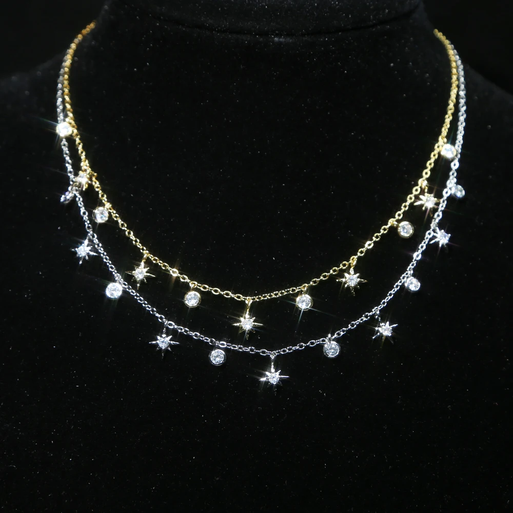 promotion cz star charm choker necklace gold silver color 2020 new hot wholesale trendy women jewelry
promotion cz star charm choker necklace gold silver color 2020 new hot wholesale trendy women jewelry
