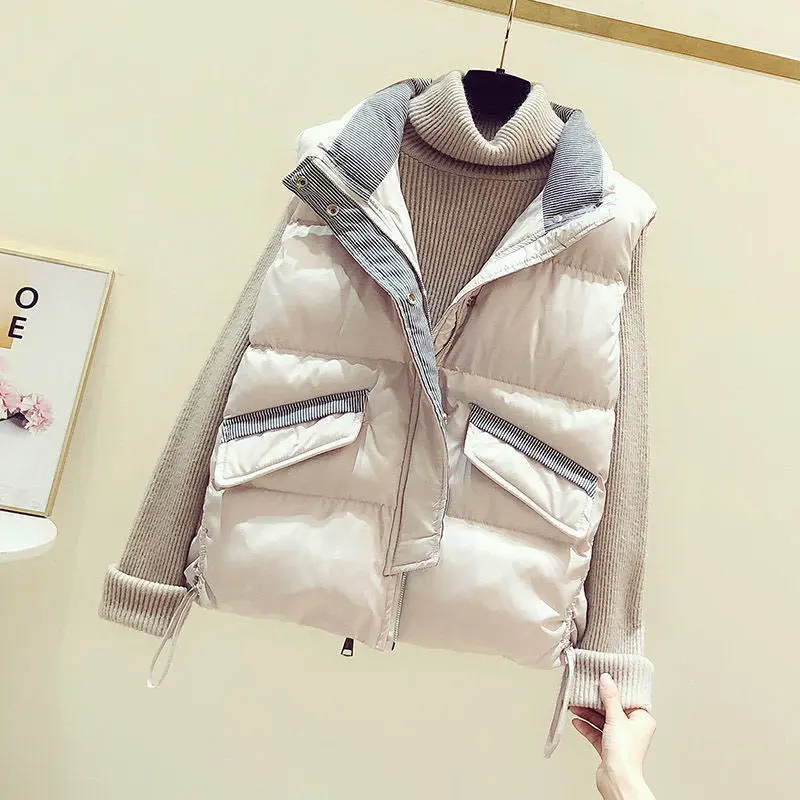 Vest women's short autumn and winter 2020 new vest women's loose down cotton jacket women's jacket
Vest women's short autumn and winter 2020 new vest women's loose down cotton jacket women's jacket