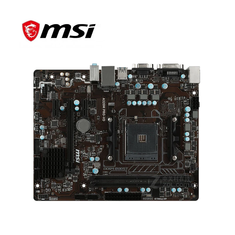 Для MSI A320M PRO VD Настольный DDR4 M.2 SATA3 USB3.0 материнская плата A320 гнездо AM4