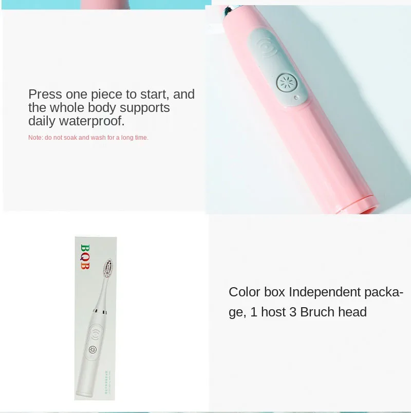 

Onic Electric Toothbrush For Adult Household Ultrasonic Waterproof Automatic Electric Toothbrush Teeth Whiteing